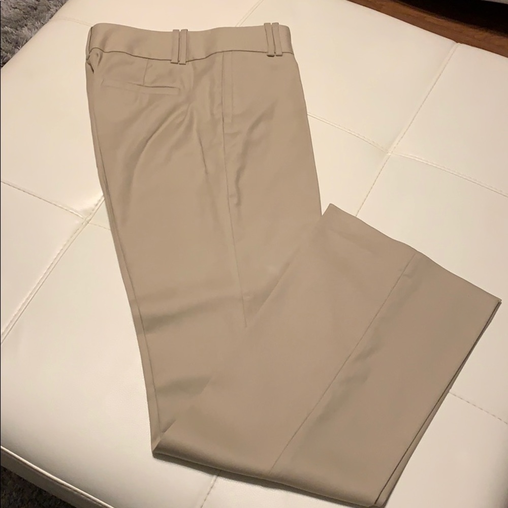 J. Crew  “City fit” beige, tan suit pants.